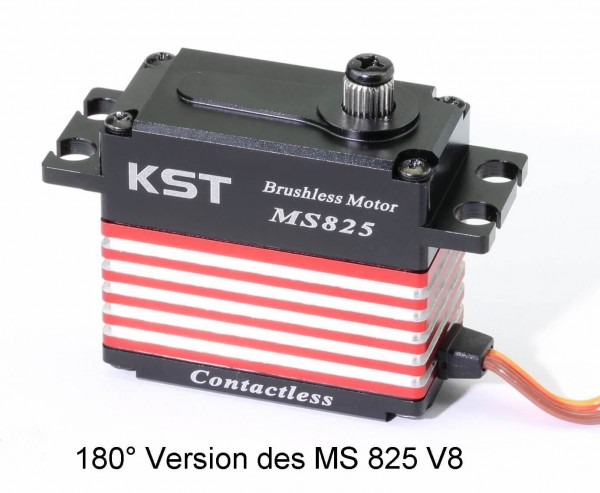 KST MS 825 V8 · 180° Version · 20 mm Brushless-HV-Servo bis 350 Ncm für Großmodelle