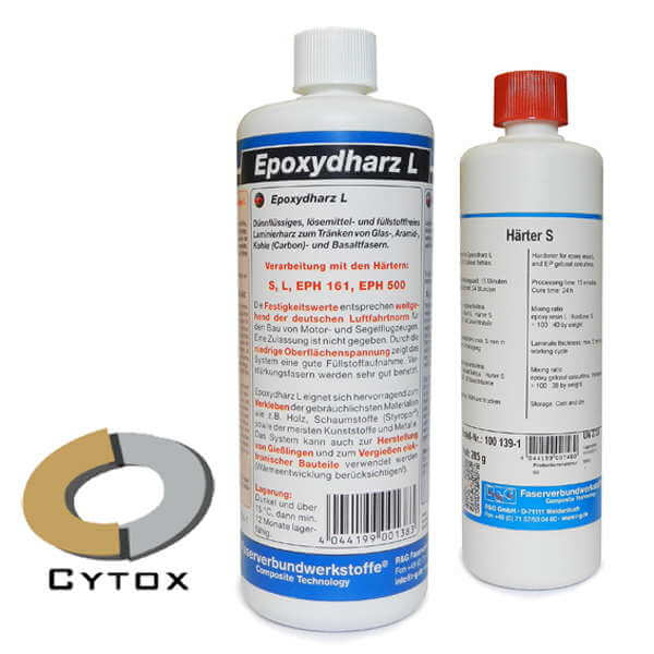 Epoxydharz L Härter S 1 kg Set R G Faserverbundwerkstoffe